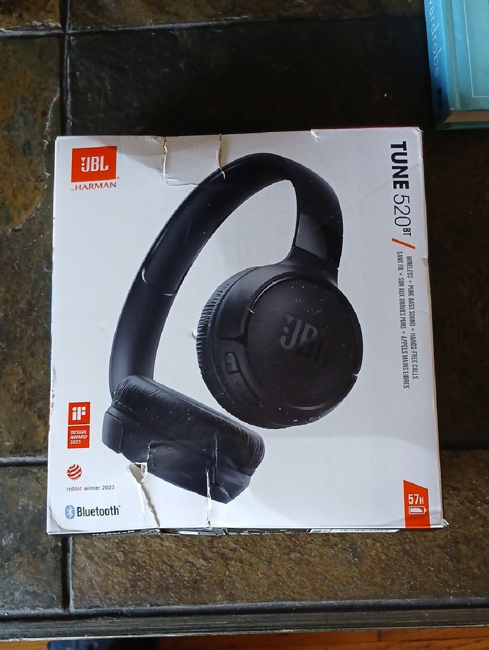 JBL Black Over-Ear Wireless Headphones